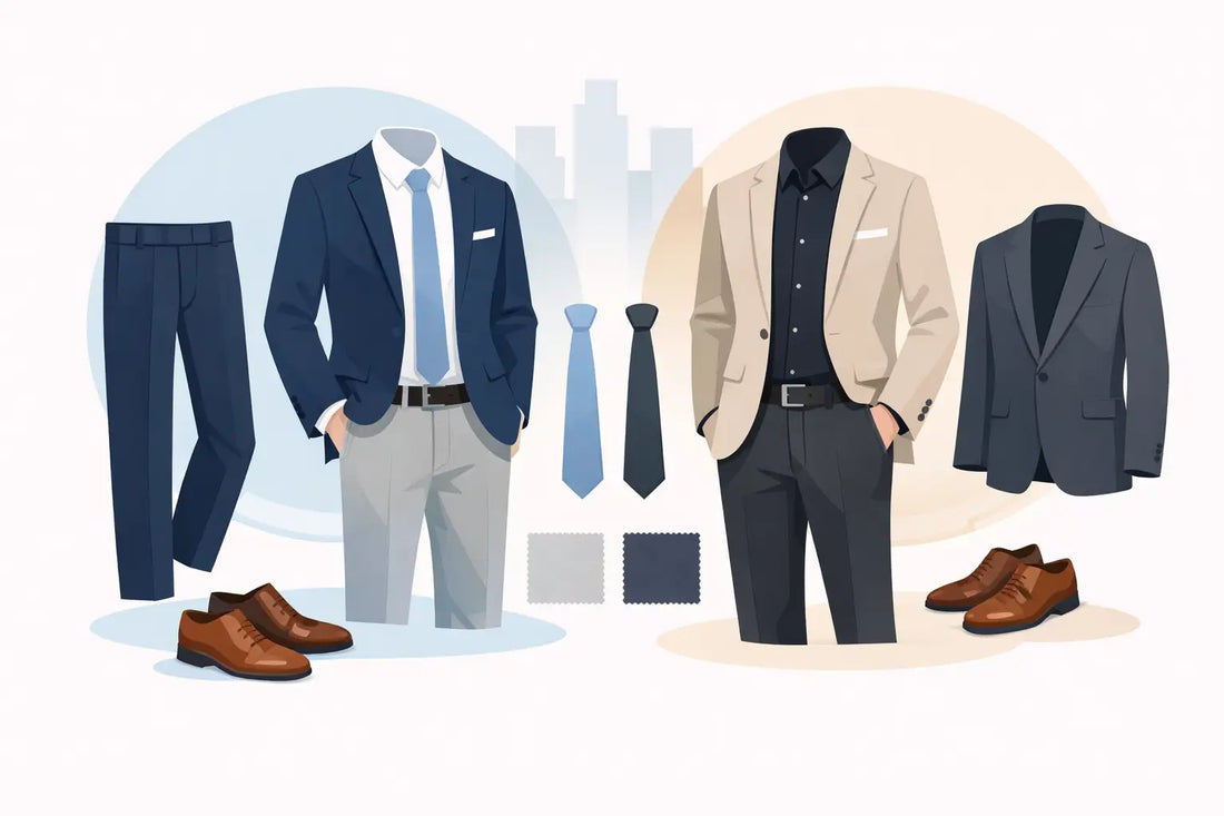 Comment assortir veste et pantalon formels