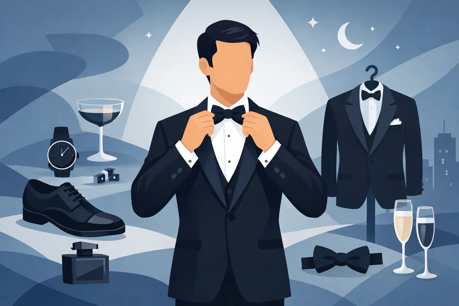 Tenue black tie homme - bien la porter