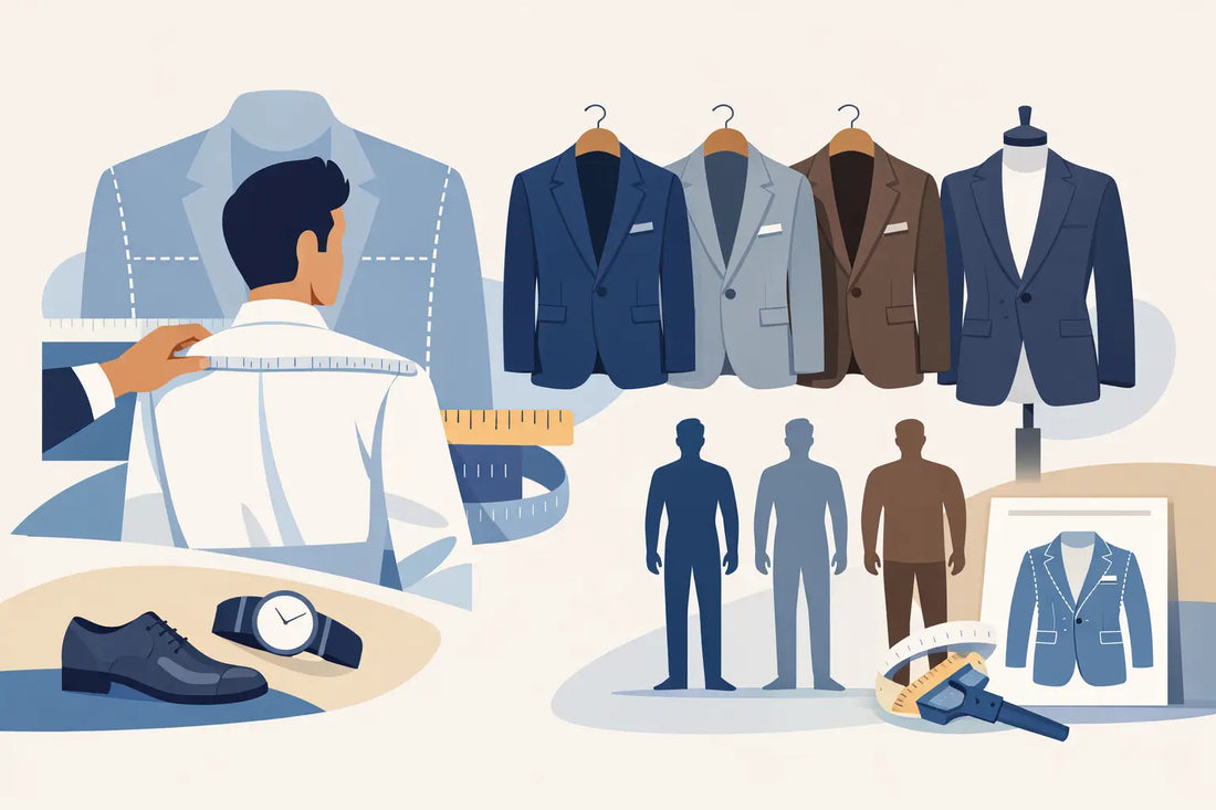 Guide des tailles veste habillée homme