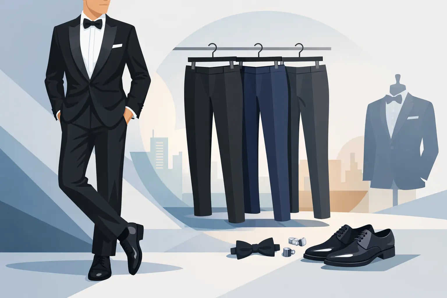 Pantalon smoking stretch homme - bien le choisir
