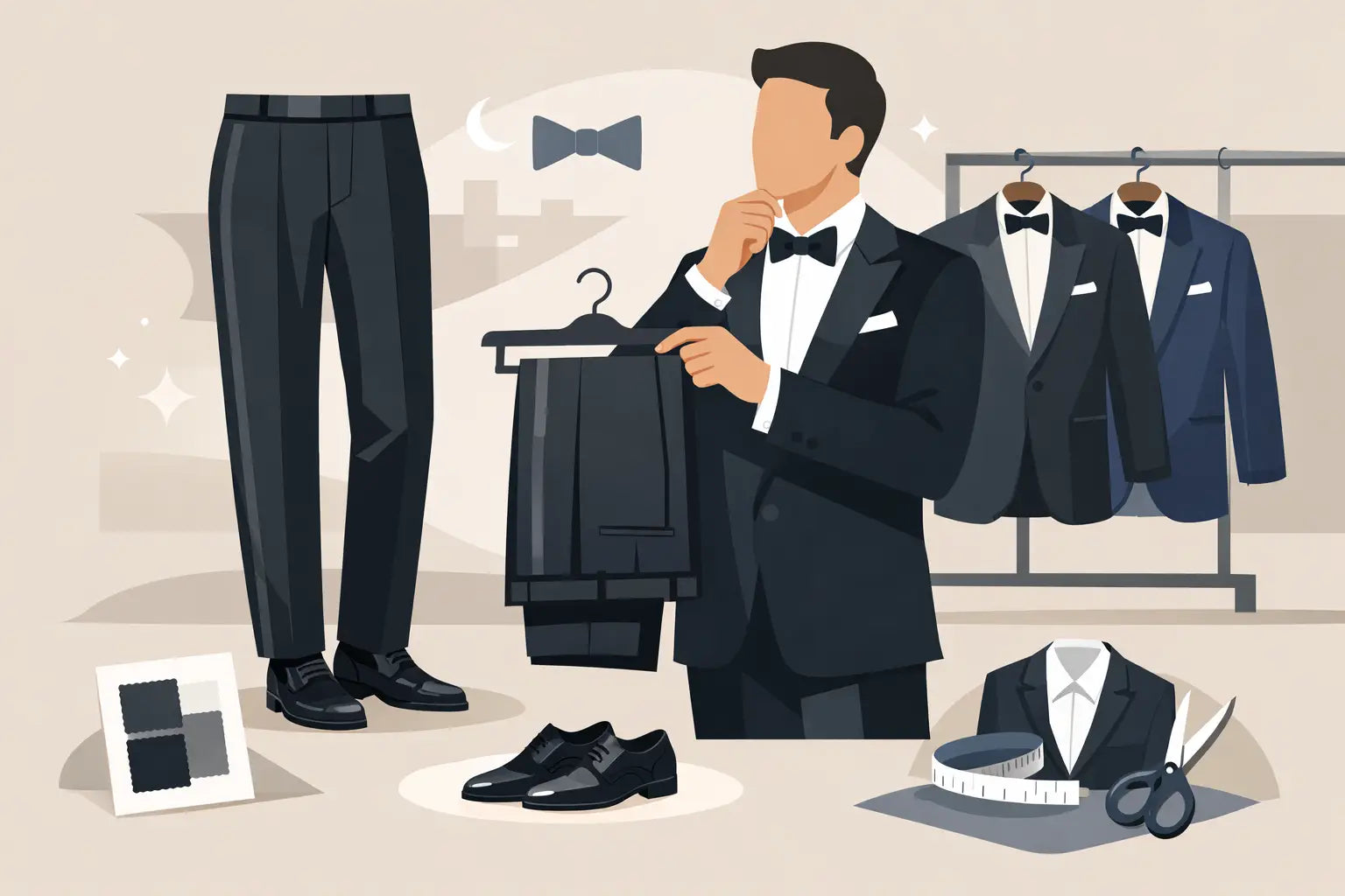 Comment choisir un pantalon de smoking