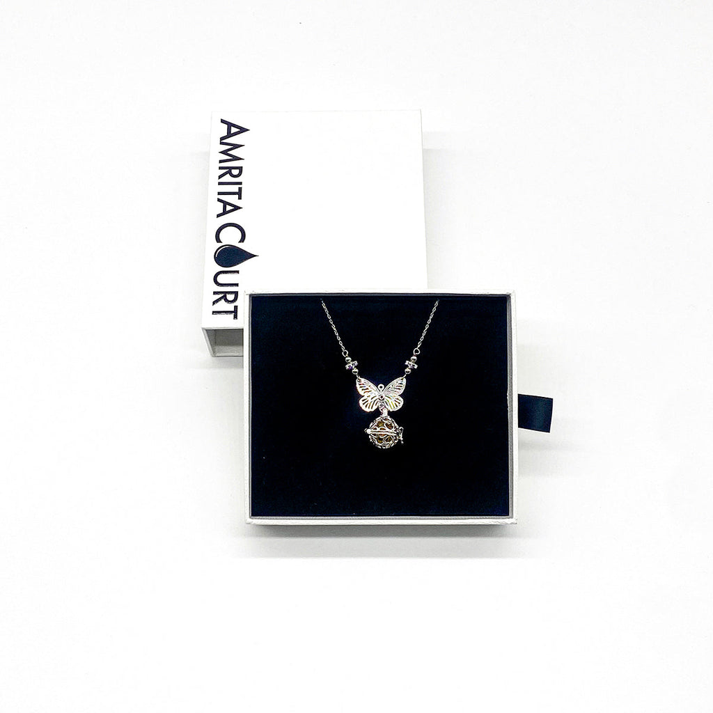 Butterfly Aroma Necklace | Energy & Healing | Diffusing on the go | Birthday Gift-2