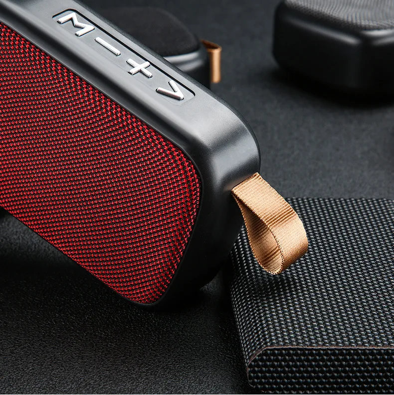 Haut-parleur sans fil Bluetooth G2 en tissu, lecteur de carte USB, mini-haut-parleur portable pour sports de plein air