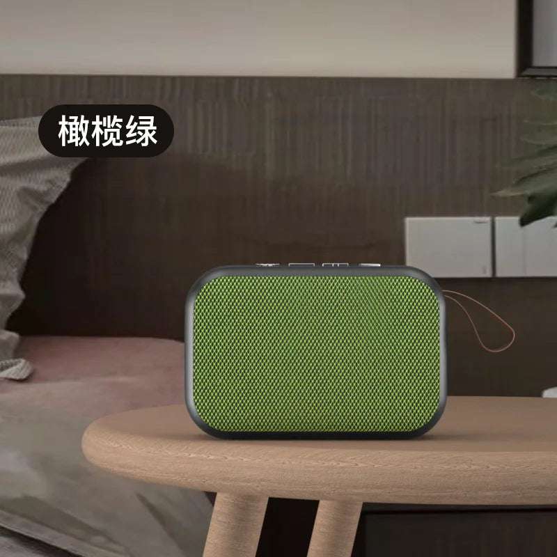 Haut-parleur sans fil Bluetooth G2 en tissu, lecteur de carte USB, mini-haut-parleur portable pour sports de plein air