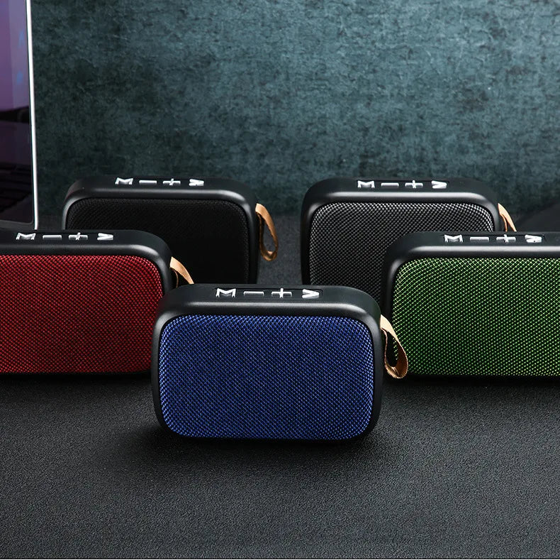 Haut-parleur sans fil Bluetooth G2 en tissu, lecteur de carte USB, mini-haut-parleur portable pour sports de plein air