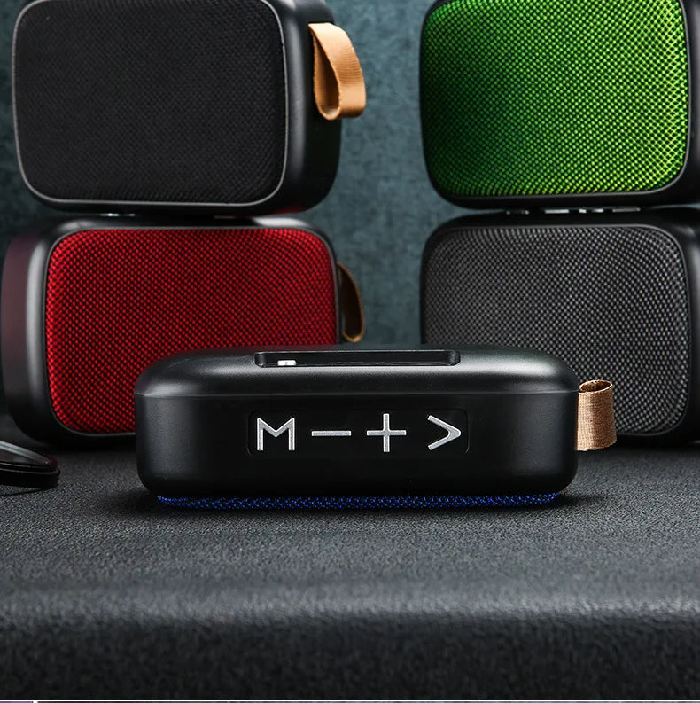 Haut-parleur sans fil Bluetooth G2 en tissu, lecteur de carte USB, mini-haut-parleur portable pour sports de plein air
