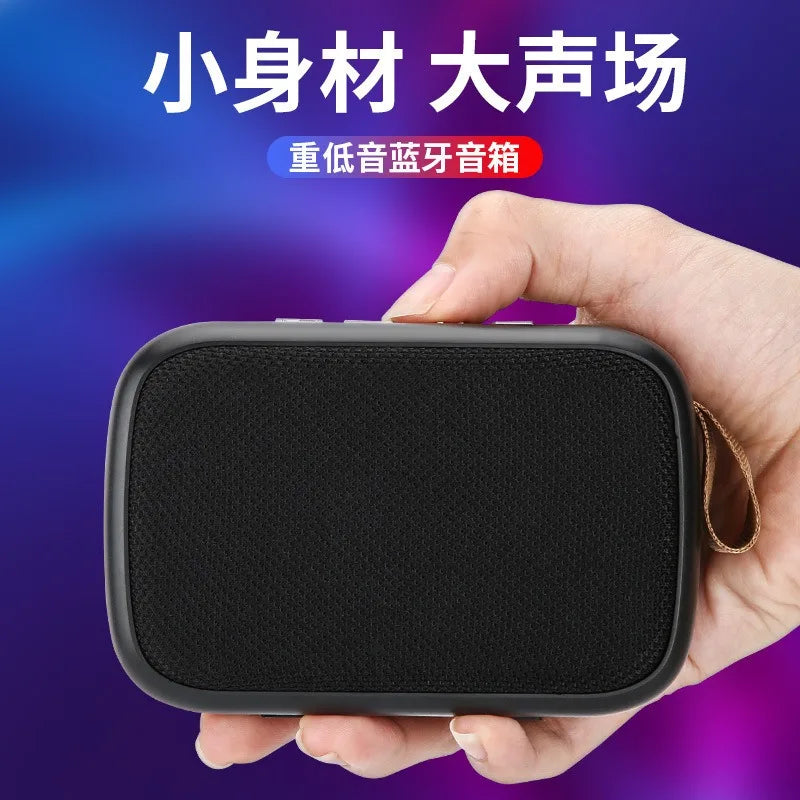 Haut-parleur sans fil Bluetooth G2 en tissu, lecteur de carte USB, mini-haut-parleur portable pour sports de plein air