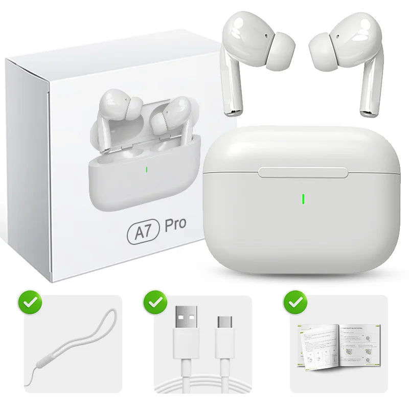 2025 Air Pro sans fil Bluetooth écouteurs TWS casque HiFi écouteurs réduction du bruit casque étanche pour IPHONE Android