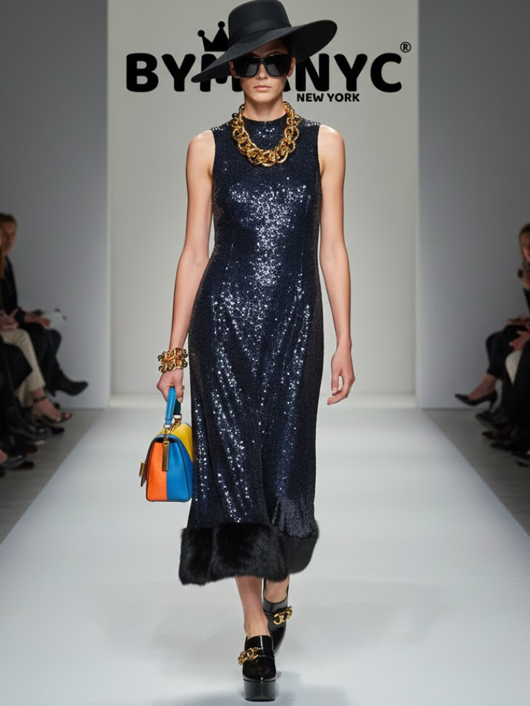 Robe à sequins Stardust • Nouvelle collection SOHO BYMANYC ® New York